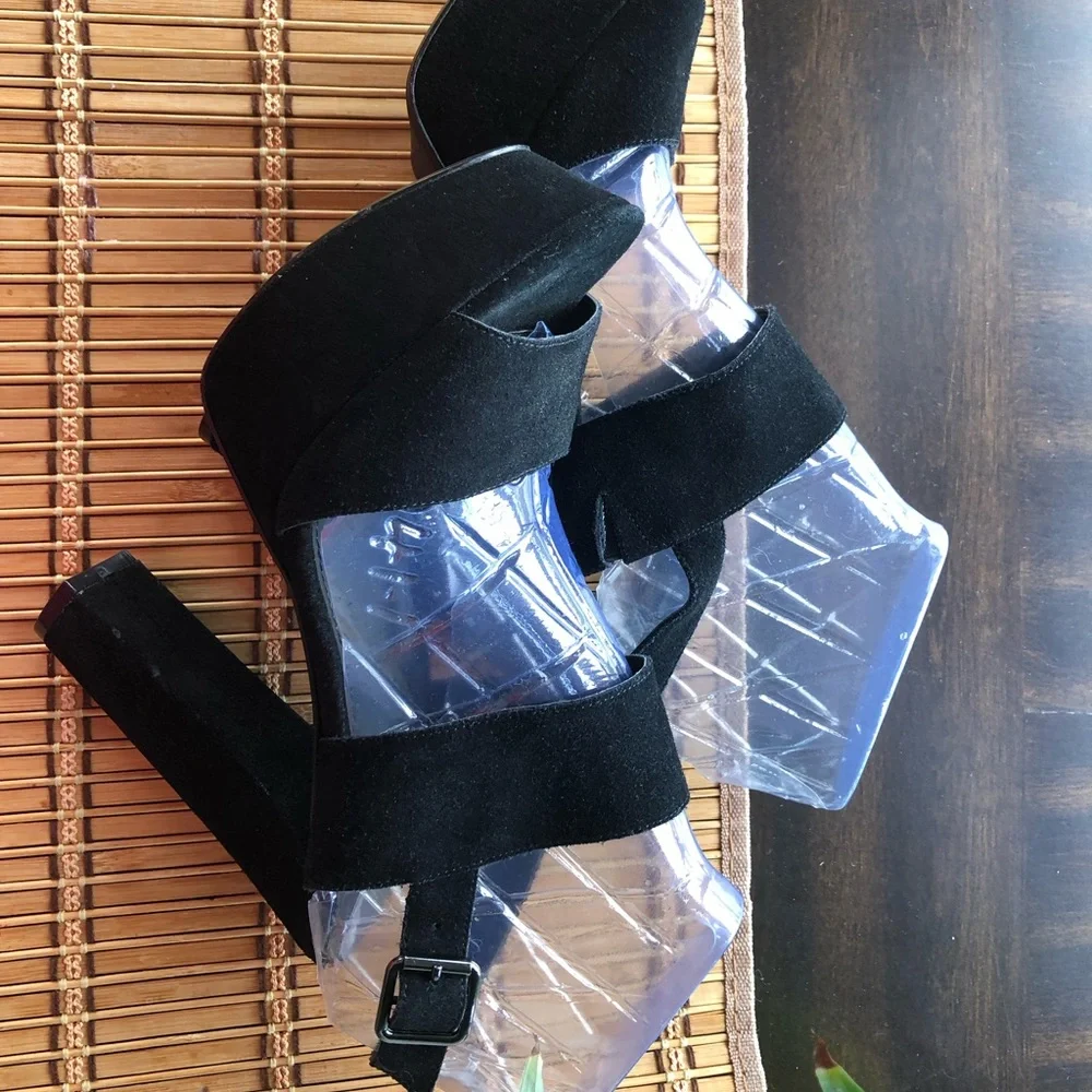 Steve Madden Platform Sandals Size 9 - Picture 2 of 10